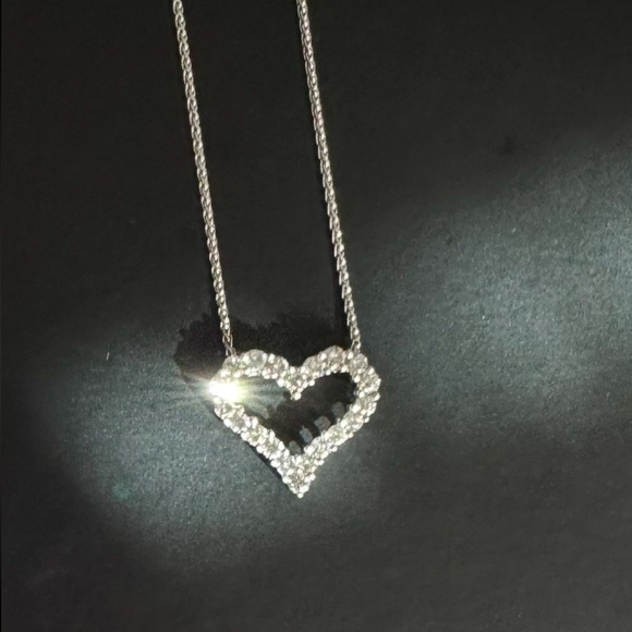 1 CT. Diamond Heart Platinum Necklace